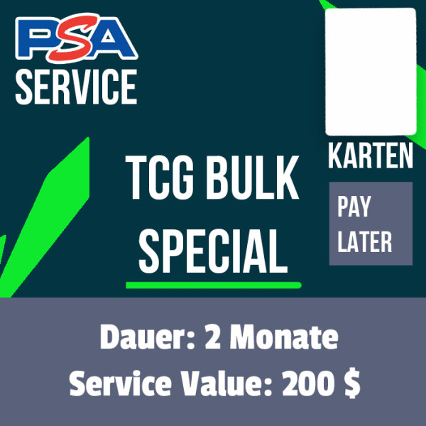 PSA Service TCG Bulk Special Pay Later